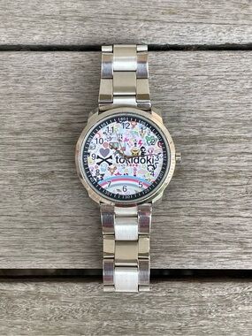 Tokidoki Unisex Stainless Steel Bracelet Watch, Colorful Characters, NEVER worn
